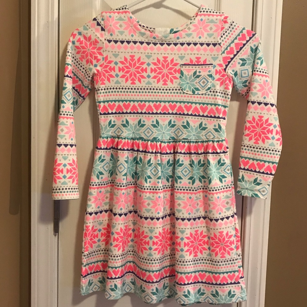 Carter’s girls long sleeve dress size 6